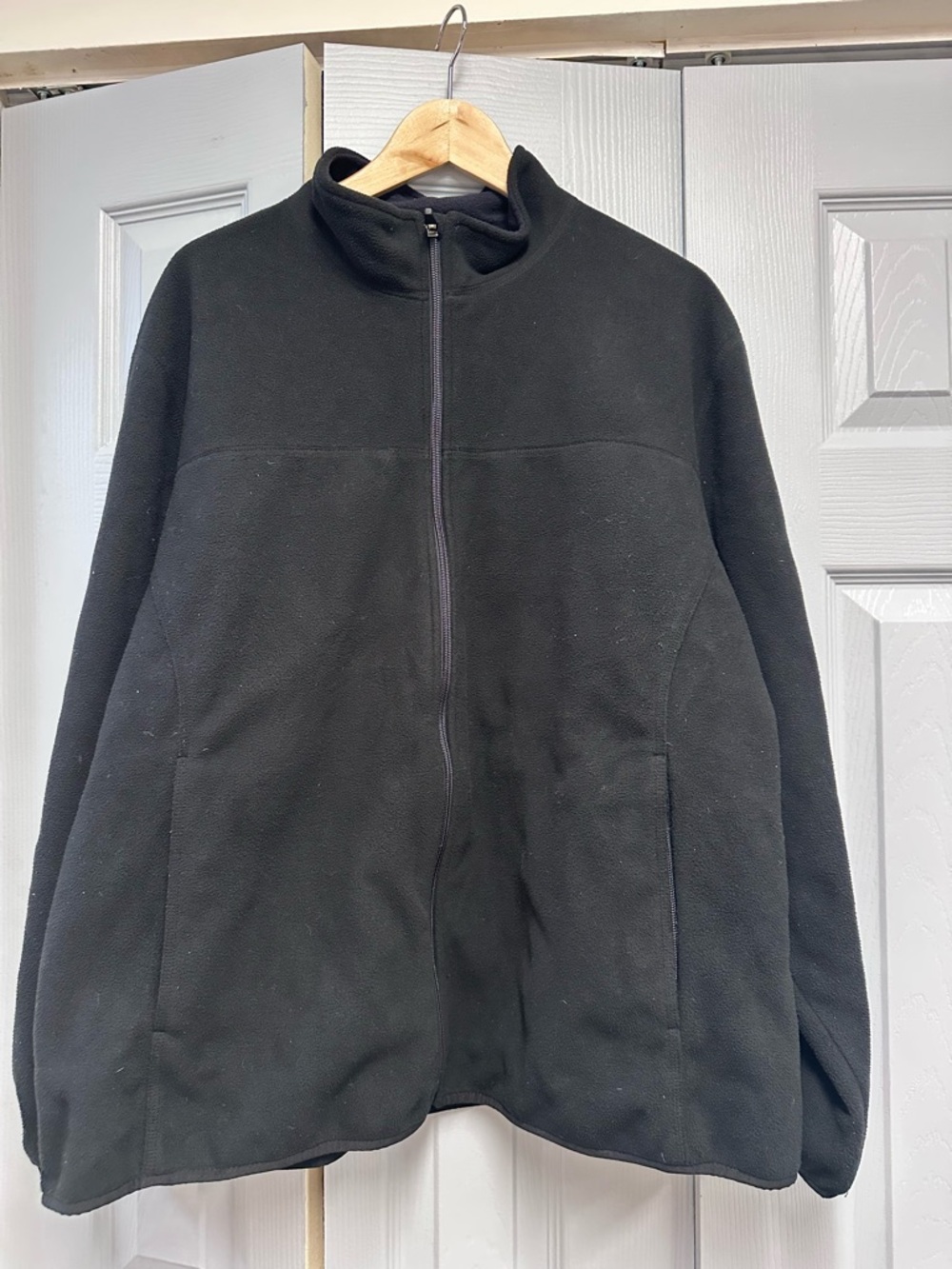Lands' End Black Full-Zip Women's Fleece Jacket